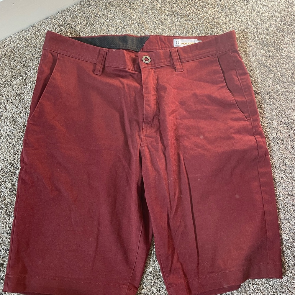 Men’s Volcom Red Shorts
